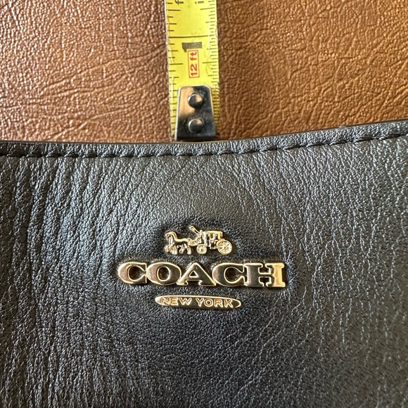 Coach Black Madison Phoebe Quilted Leather Chevron Shoulder Bag - Picture 15 of 15